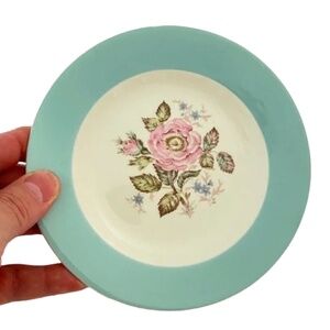 Homer Laughlin Cavalier Bread Plate Cottage core Wall Decoration, Shabby Chic